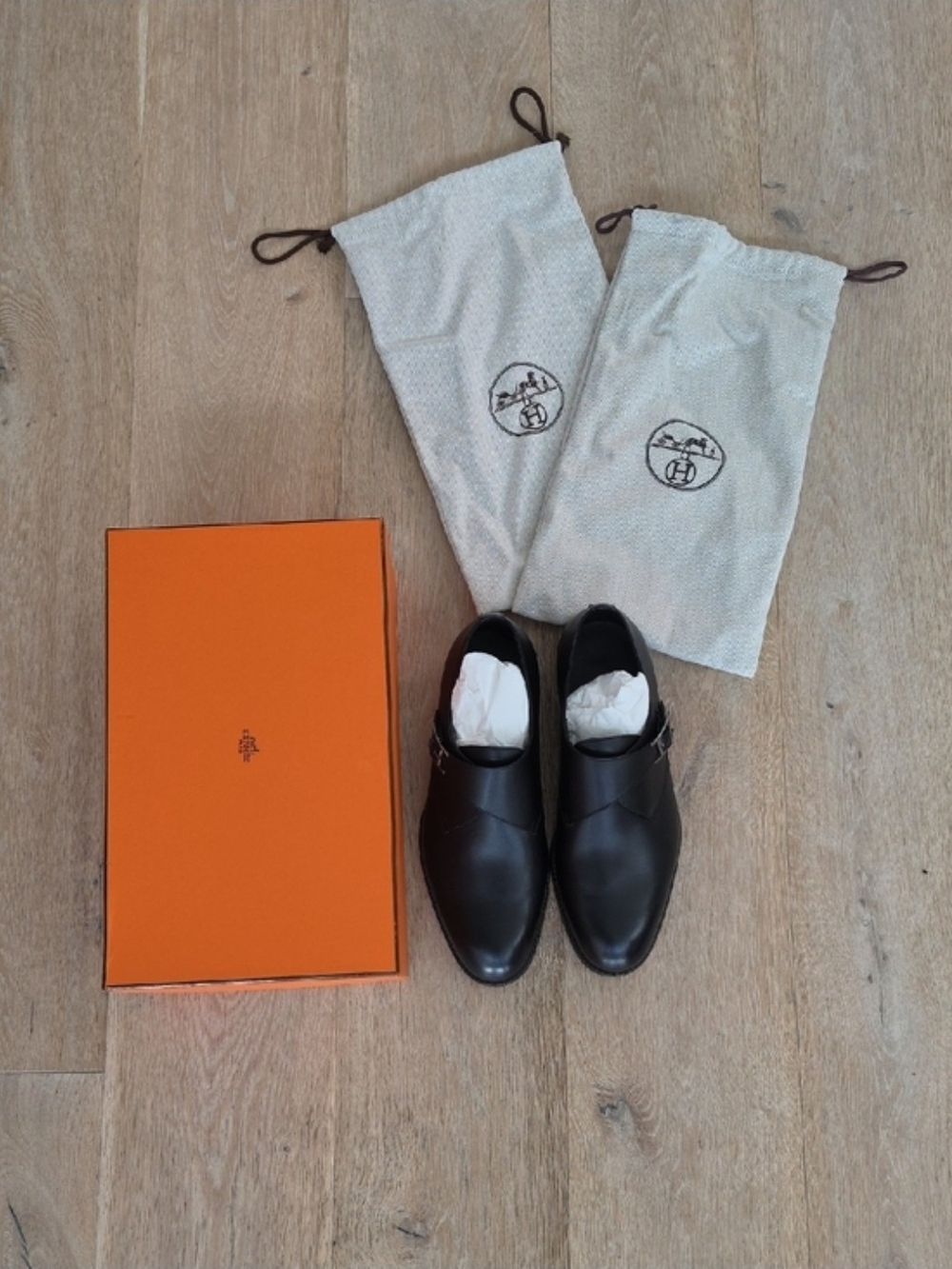 NWB Hermes Derby Homme Joris Dress Shoes